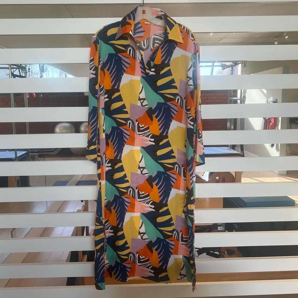 NWOT SUNDAY UP GEOMETRIC PRINT DRESS